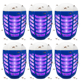 Lycxbfjia 2026 bug zapper with LED light in the living room for pest control.