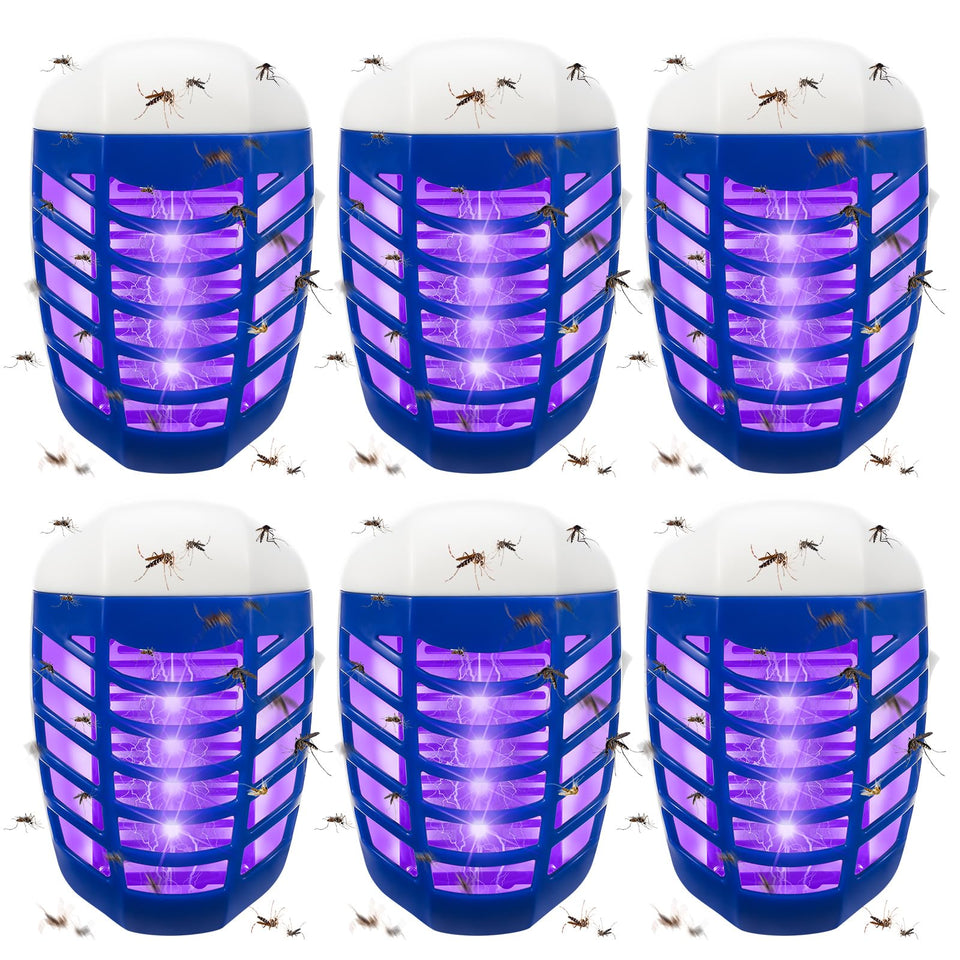 Lycxbfjia 2026 bug zapper with LED light in the living room for pest control.