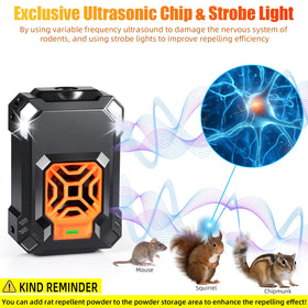Lycxbfjia adaptive-frequency ultrasonic signals prevent pest adaptation over time.
