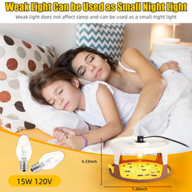 Lycxbfjia multi-insect indoor trap attracts fleas, gnats, and moths for versatile use