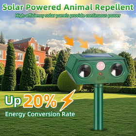 Lycxbfjia IP44 waterproof solar panel unit defends gardens in all weather
