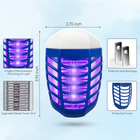 Lycxbfjia plug-in mosquito killer in the bedroom reduces night-time bites.