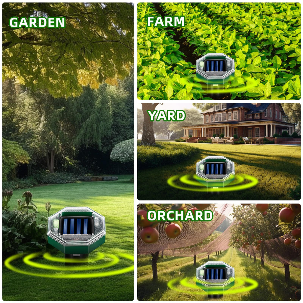 Lycxbfjia safe for kids and pets emphasizes humane deterrence in yards.