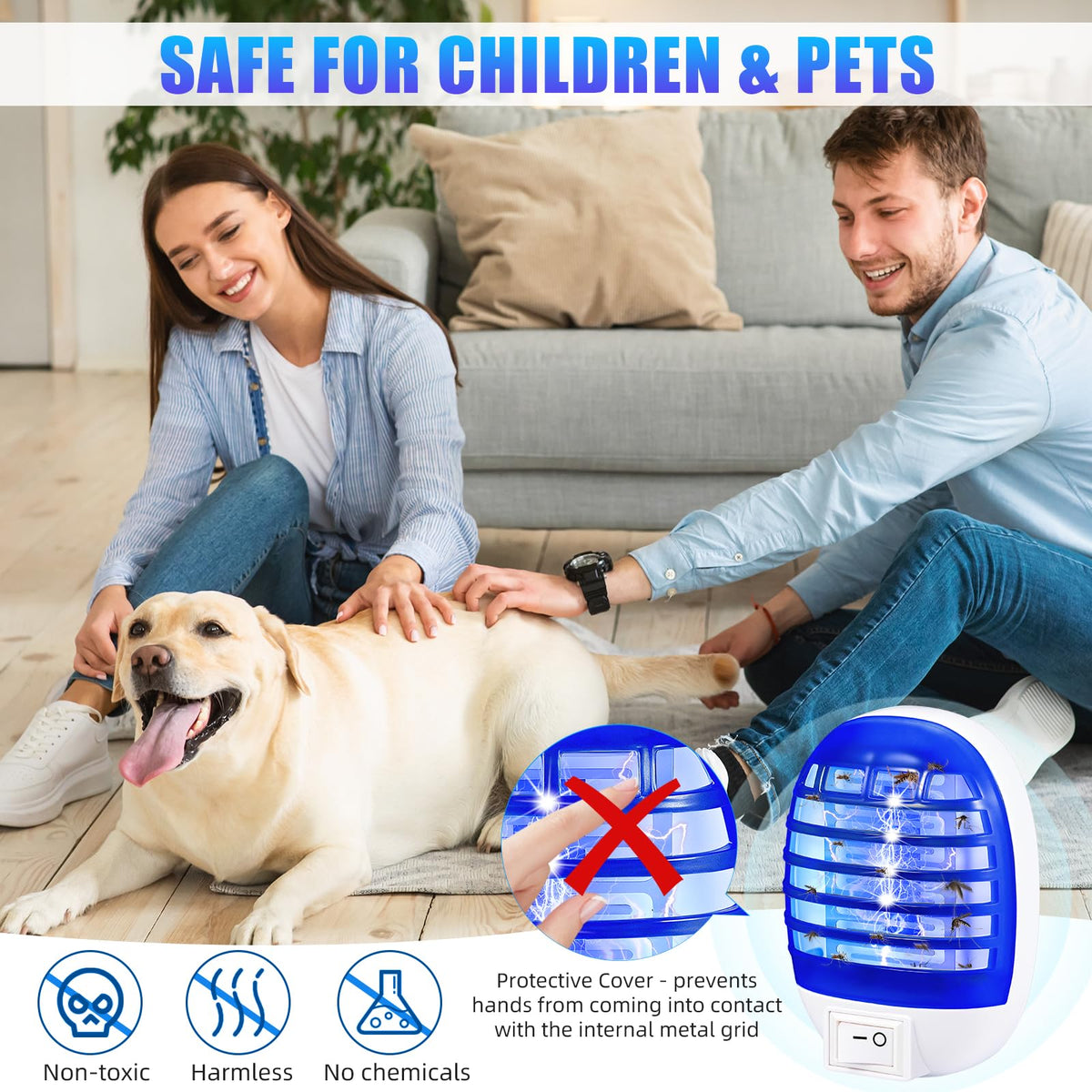 Lycxbfjia safety ABS shell prevents contact with grid