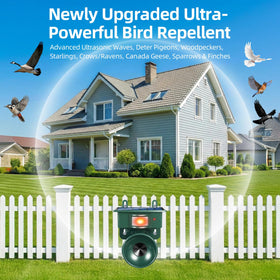 Lycxbfjia bird deterrent side mount aids garden protection with 360° coverage