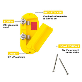 Lydite Fence plastic outdoor switch with UV resistance for long-lasting use