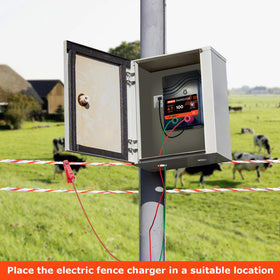 Lydite Fence Charger features a visible status indicator for quick checks.