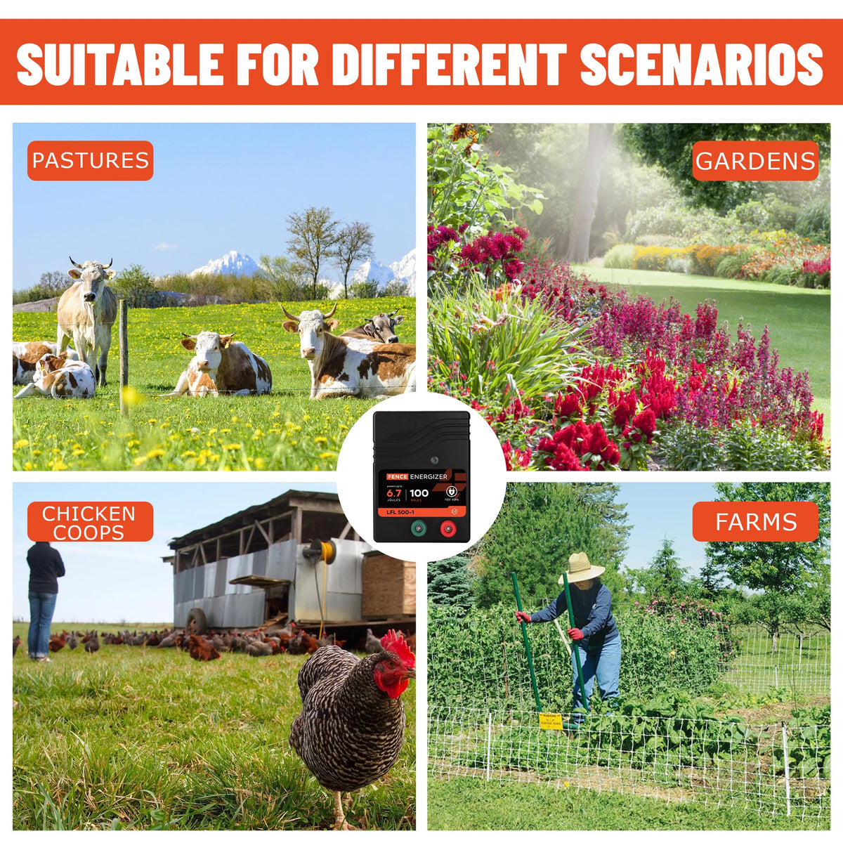 Lydite Fence Charger includes a 1-year warranty and support.