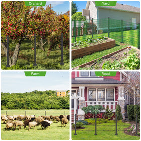 LYDTICK garden fence post defines areas and deters small animals