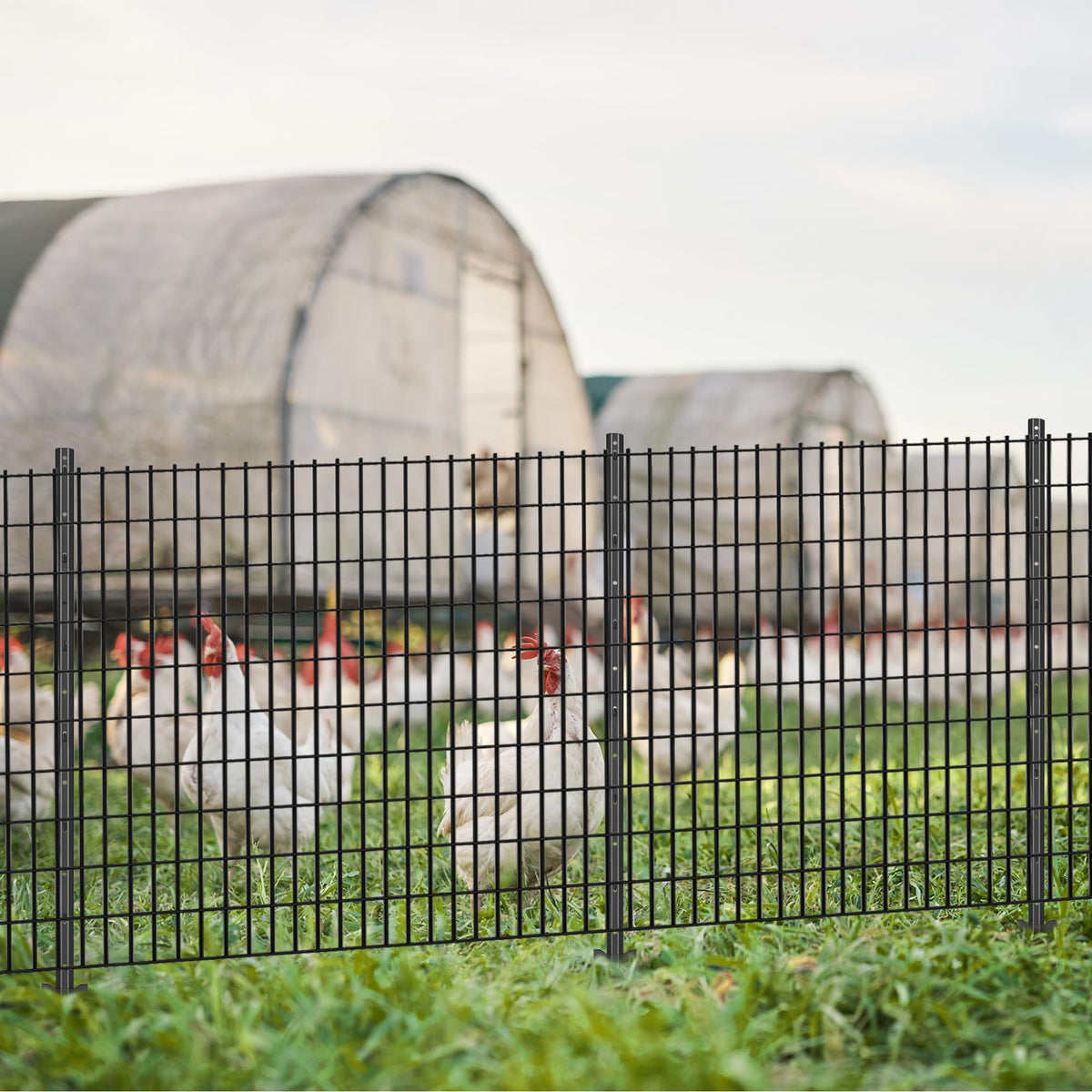 LYDTICK rustproof coating protects posts against weather and corrosion.
