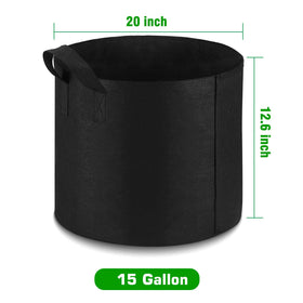 Lyincat heavy-duty thickened nonwoven fabric grow bags offering durability for reuse.