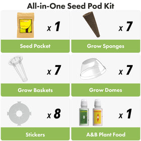 LYKOCLEAN basil seeds for fragrant, fast-growing herbs