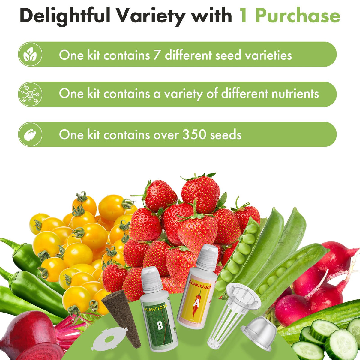 LYKOCLEAN ruby queen beet seeds for soil-free growing, colorful roots.