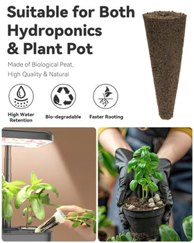 LYKOCLEAN grow dome maintaining humidity for seedlings