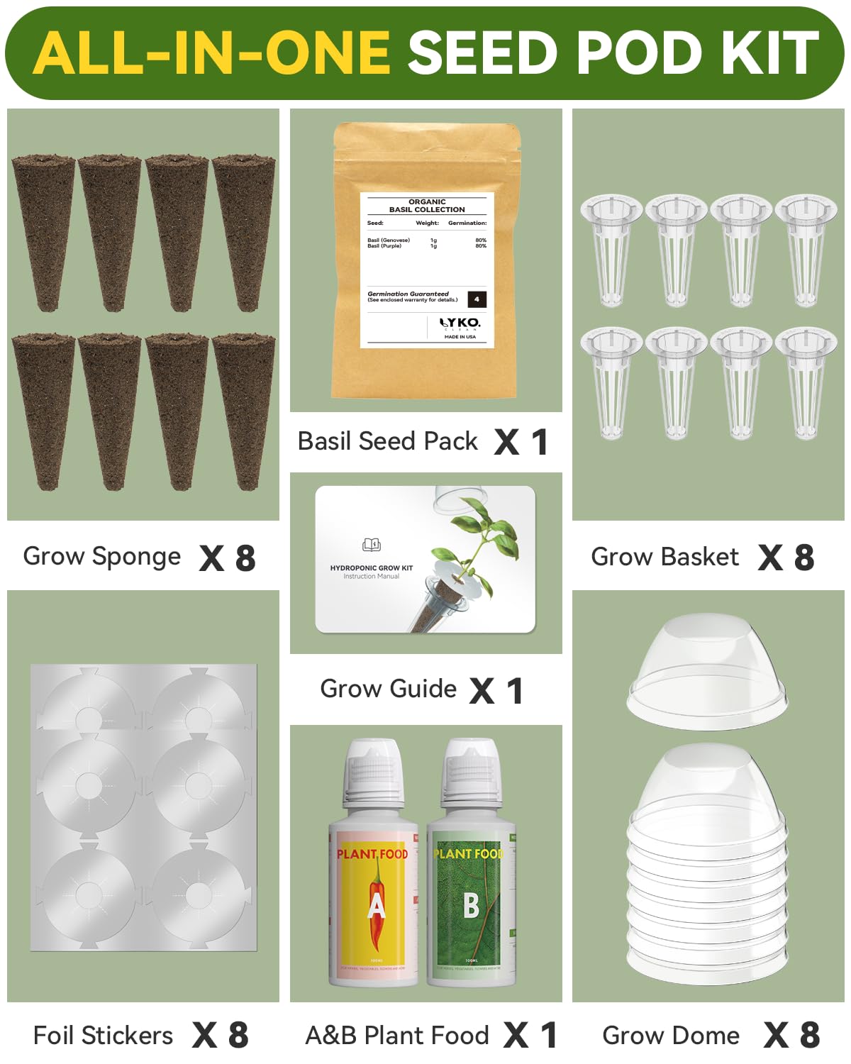 LYKOCLEAN biological peat sponge with ideal air‑to‑water balance for roots