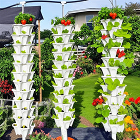 Lykvrii durable frame supports heavy loads for stable year-round gardening.