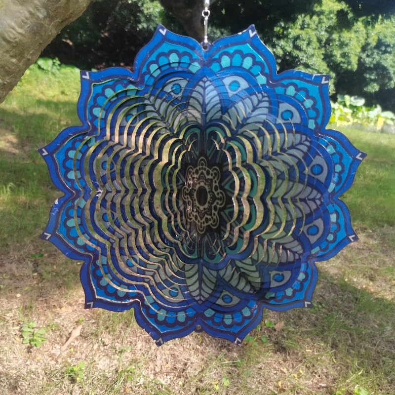 Lylence hanging wind spinner suits outdoor and indoor spaces with vivid detail.