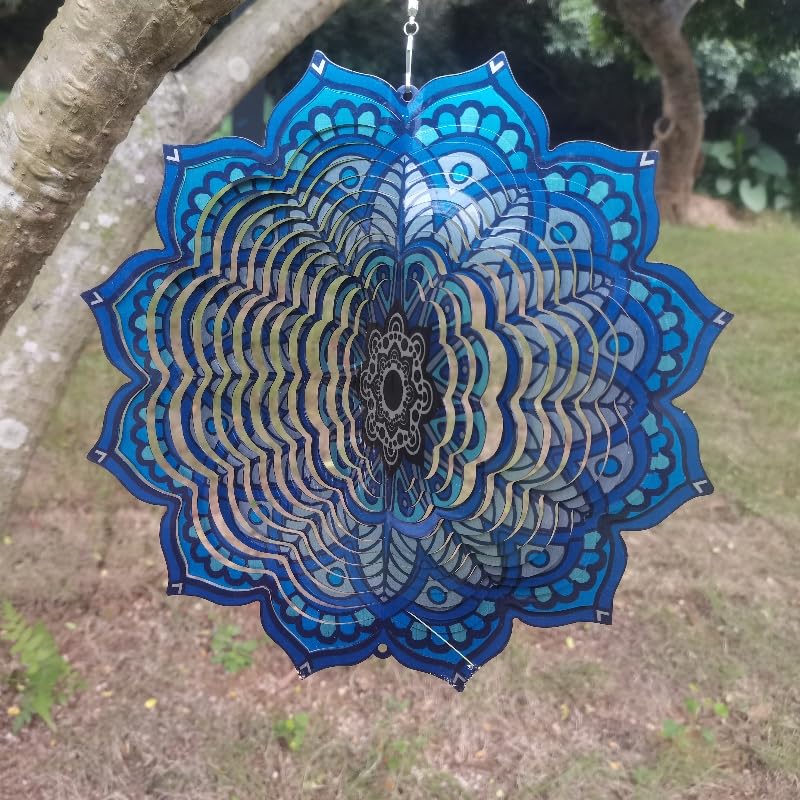 Lylence wind spinner with S-shaped hook enables quick, secure hanging.