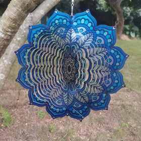 Lylence wind spinner with S-shaped hook enables quick, secure hanging.