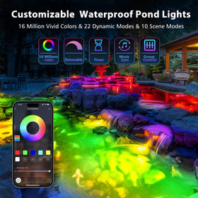 LyLmLe IP68 waterproof design supports year-round outdoor use.