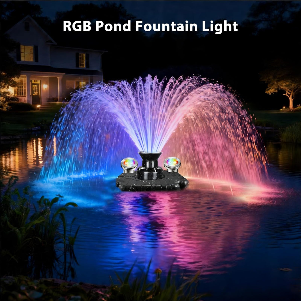 LyLmLe versatile pond light for koi ponds, waterfalls, fountains.