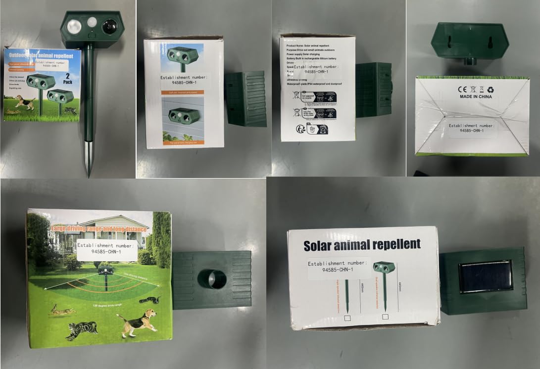 LNYUHAD all-weather deterrent protects yards and perimeters.