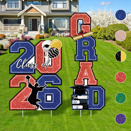 Lynumtw graduation yard signs 2026 collection for durable outdoor celebration.