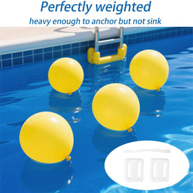 Lyreh pool anchor closeup highlighting sturdy lead and nylon build