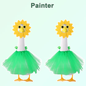 Lyreh porch-goose outfit on goose for festive summer greetings