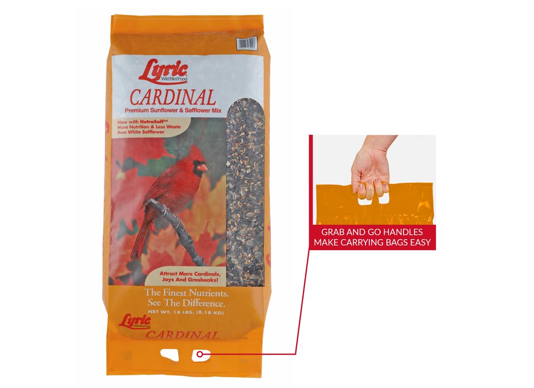 Lyric black oil sunflower seeds highlight premium nutrition for seed-cracking species.