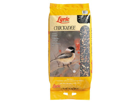 Lyric mix close-up with sunflower kernels for birds at the feeder.