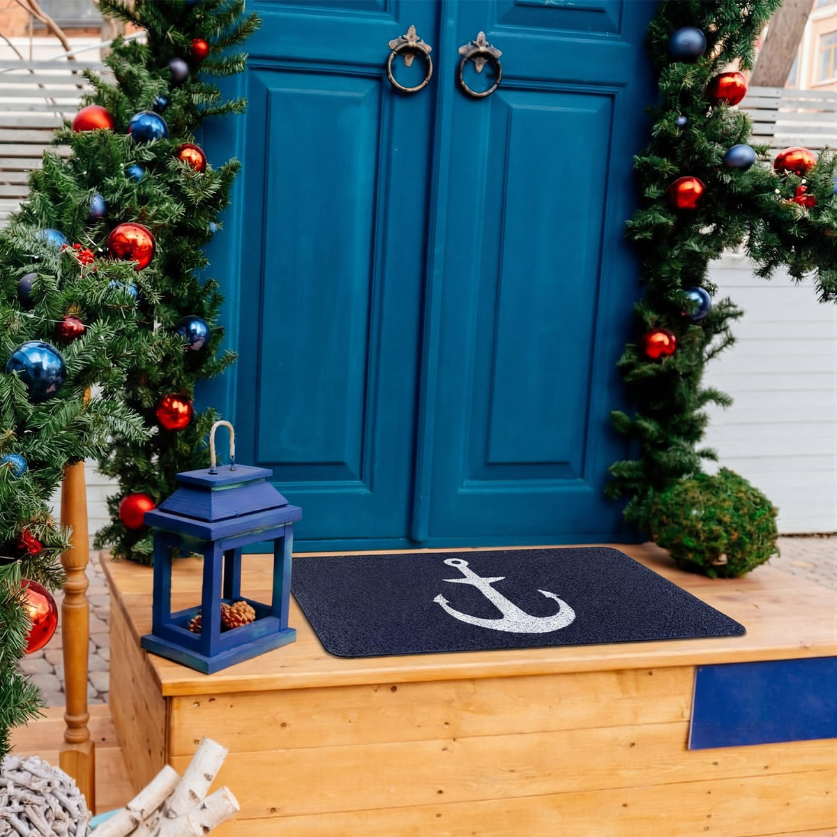 Lyrow housewarming nautical doormat for coastal themed decor