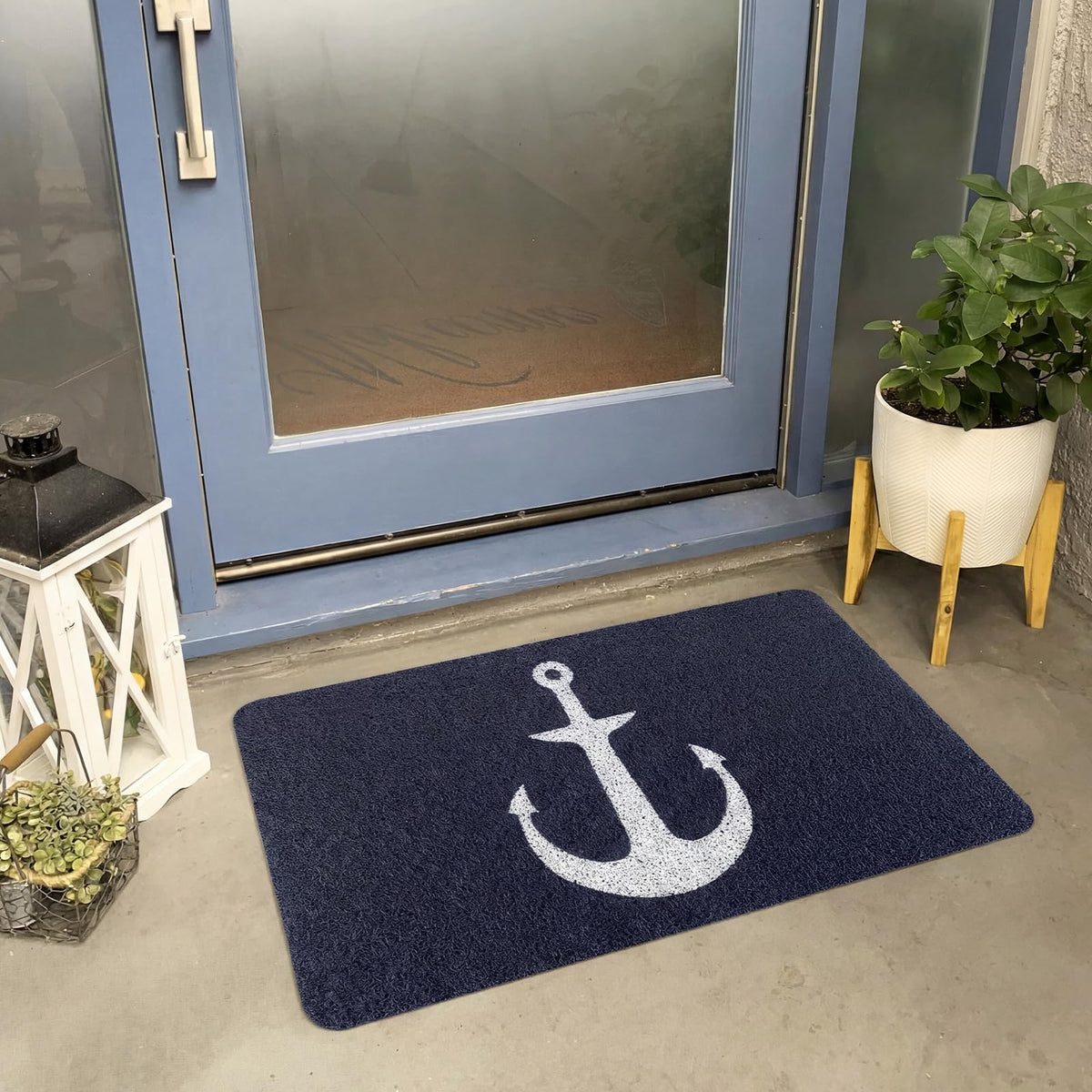 Lyrow PVC doormat offers waterproof surface ideal for spills and easy cleaning