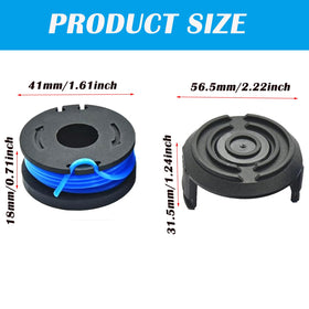 Lyshujli packaging shows eight spools and two cap covers for replacements.