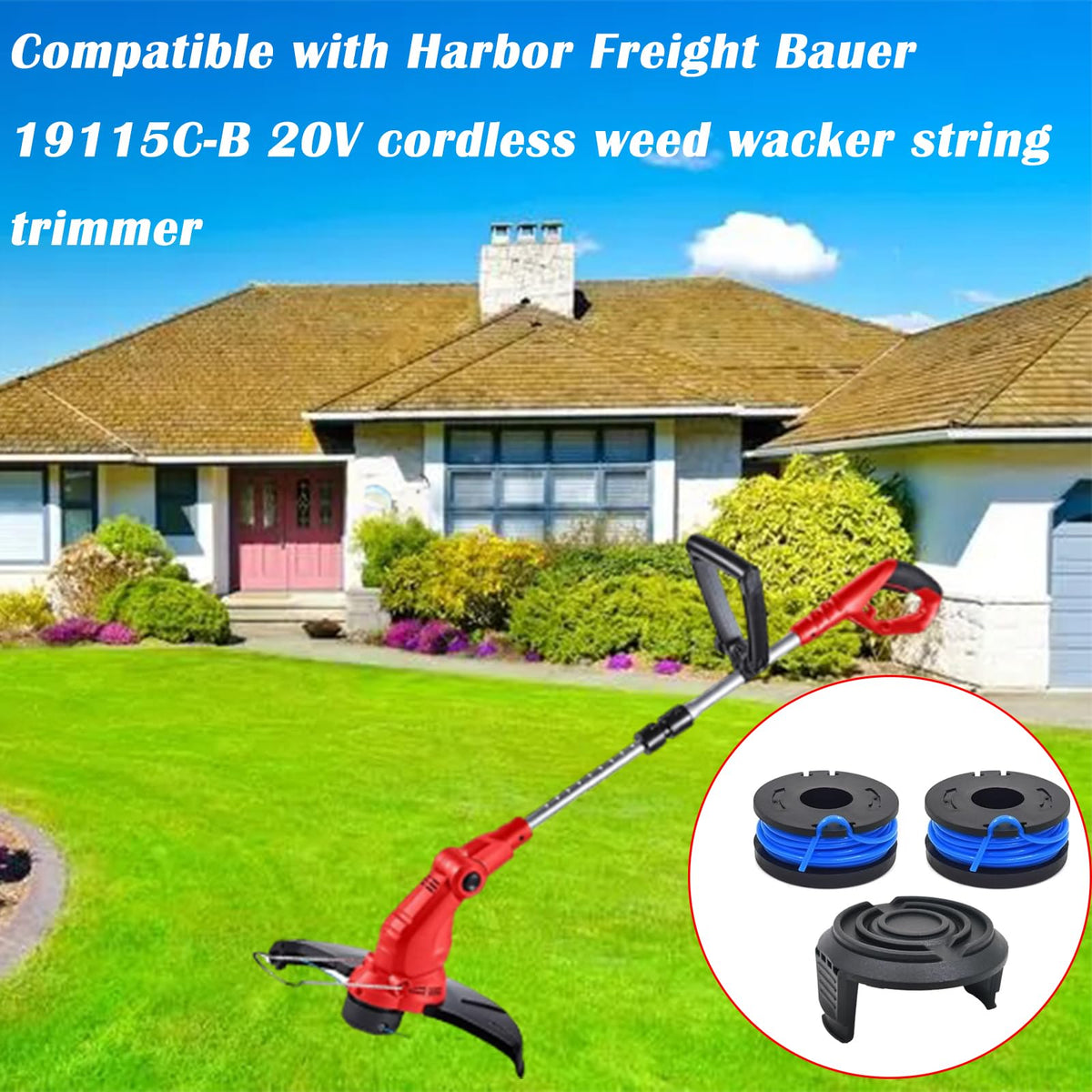 Lyshujli replacement spools demonstrate reliable compatibility with Harbor Freight model.