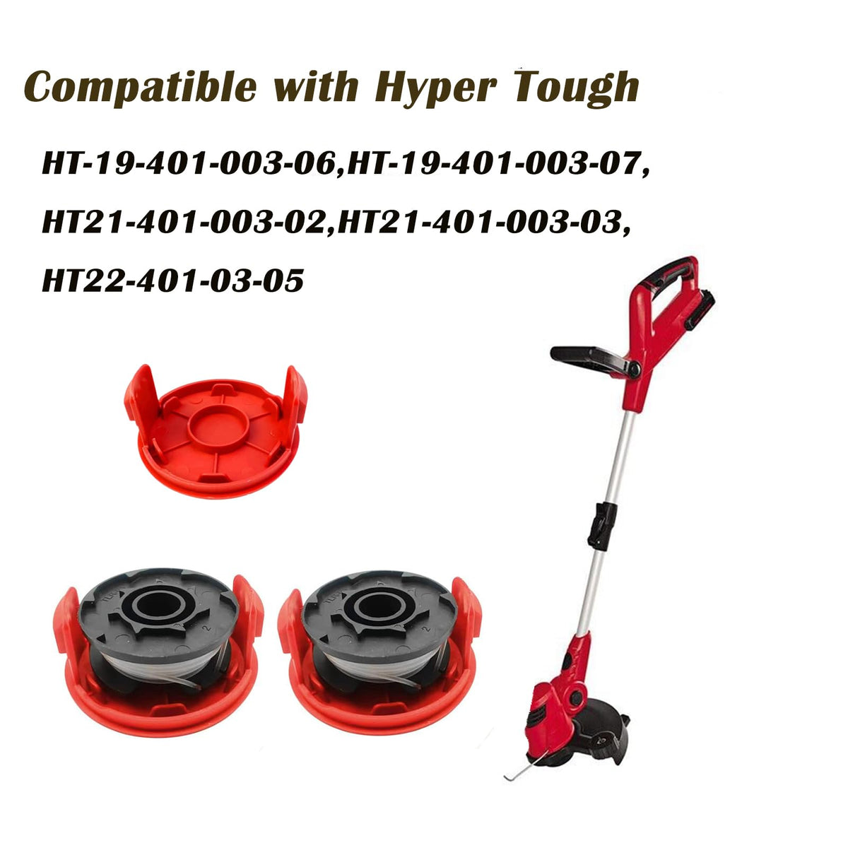 Lyshujli spool-cap-cover for HT21-401-003-03 keeps the spool secure and weed-free