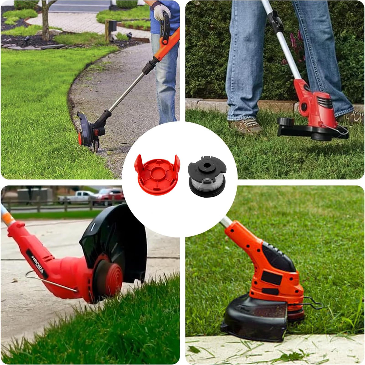 Lyshujli spool-cap-cover product-shot demonstrates durable ABS design for Hyper Tough trimmers