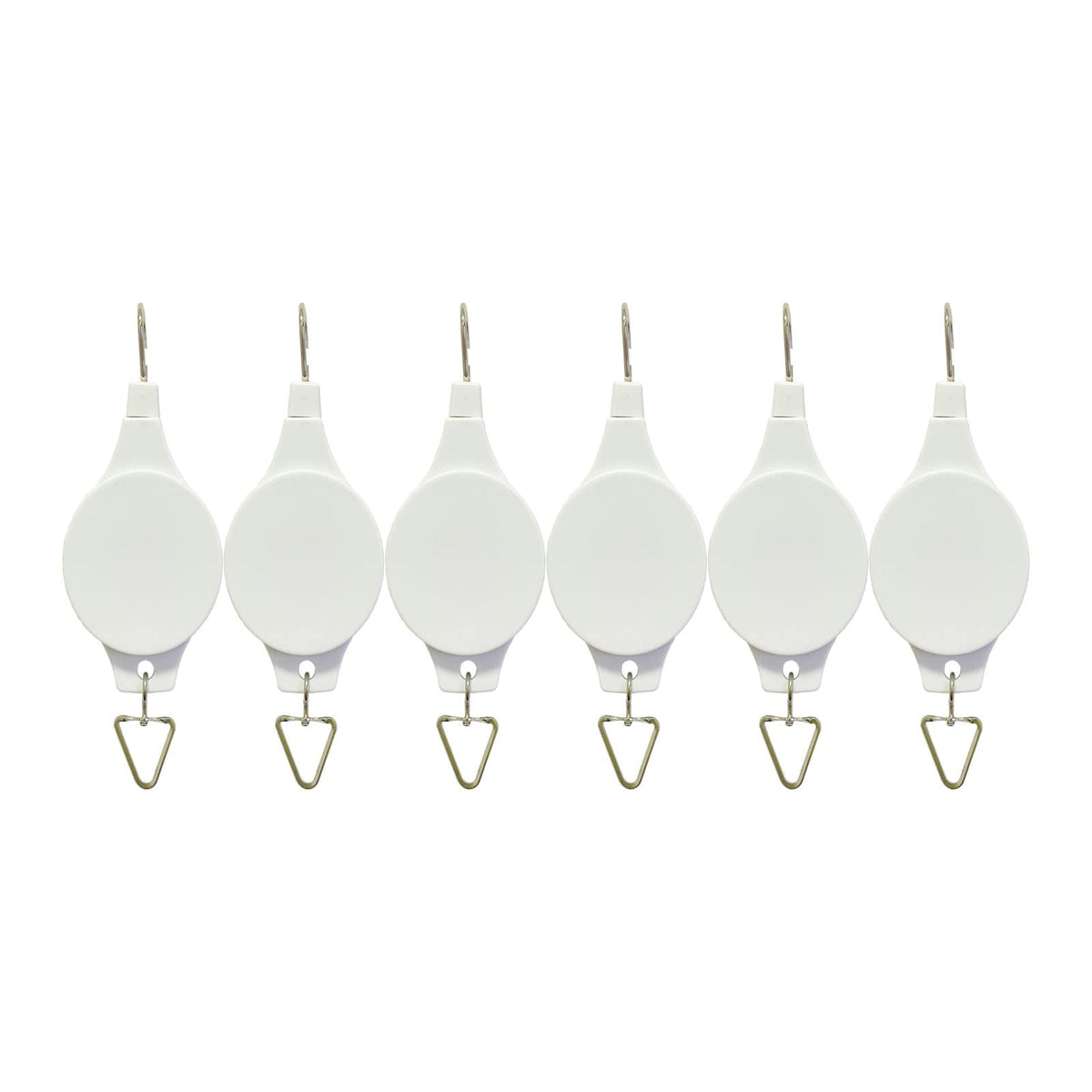 Lythor 6-pack plant hook pulley enabling ceiling-hung watering tasks