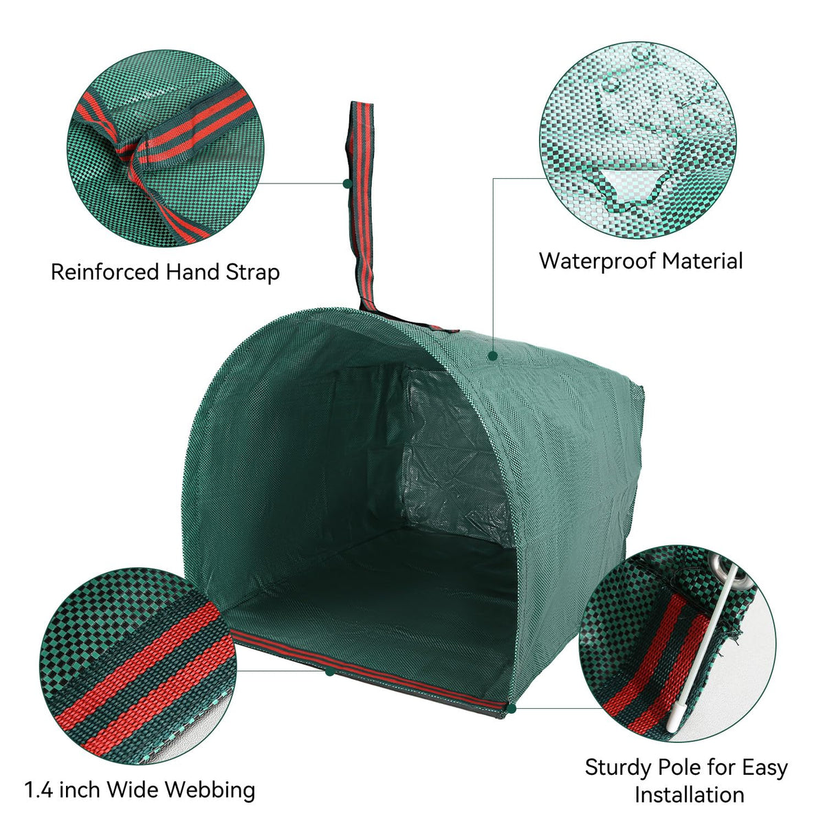 Water-resistant coating protects contents in all weather