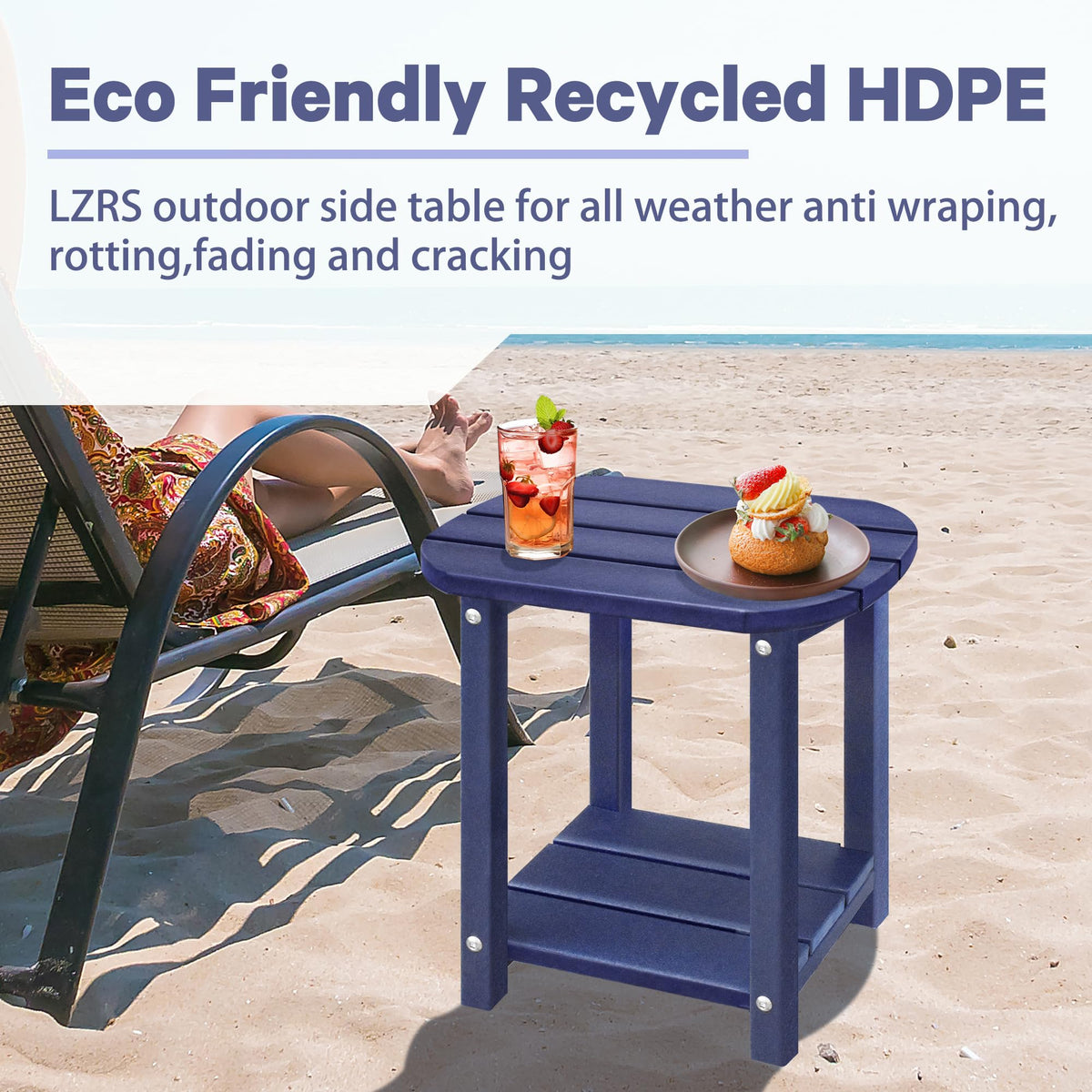 LZRS easy-clean surface simplifies maintenance after outdoor gatherings.