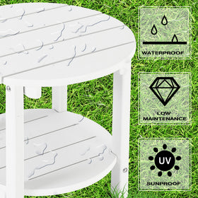 LZRS textured HDPE finish with wood-like look for stylish outdoor furniture