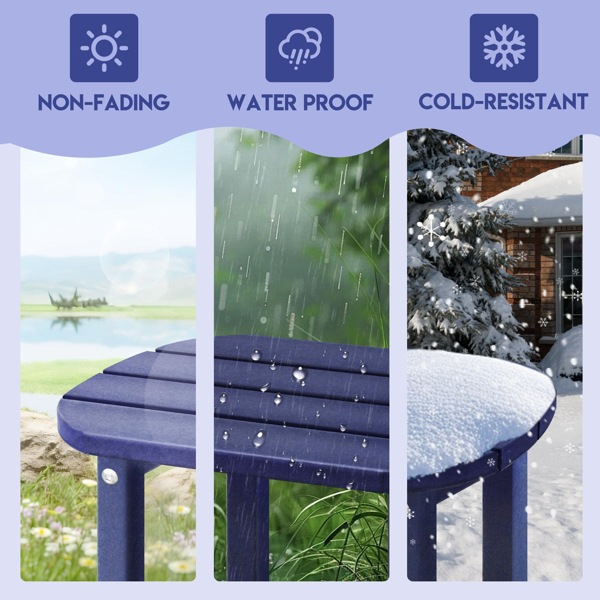 LZRS no-peel design stays vibrant through seasons.