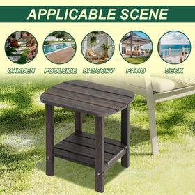 LZRS durable outdoor table withstands seasons of use without peeling.