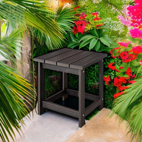 LZRS outdoor patio deck scene showing compact surface for drinks.