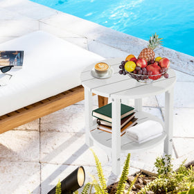 LZRS outdoor setup beside pool for convenient surface