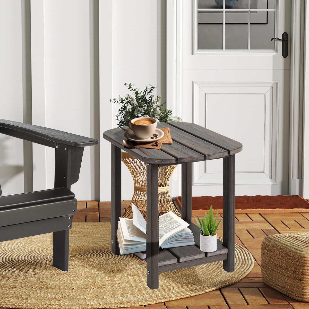 LZRS perfect beside Adirondack chairs for drinks and sun protection.