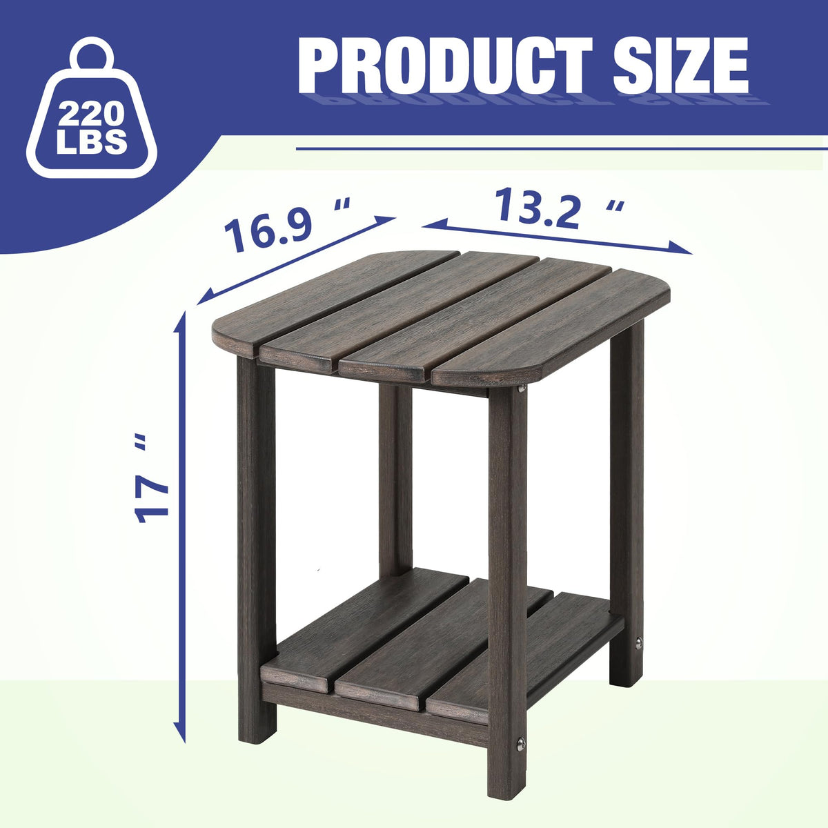 LZRS weatherproof design resists warping beside pool or deck.