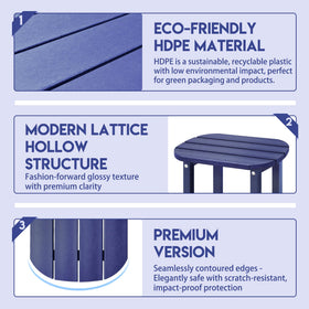 LZRS weatherproof outdoor table resisting cracking and peeling.