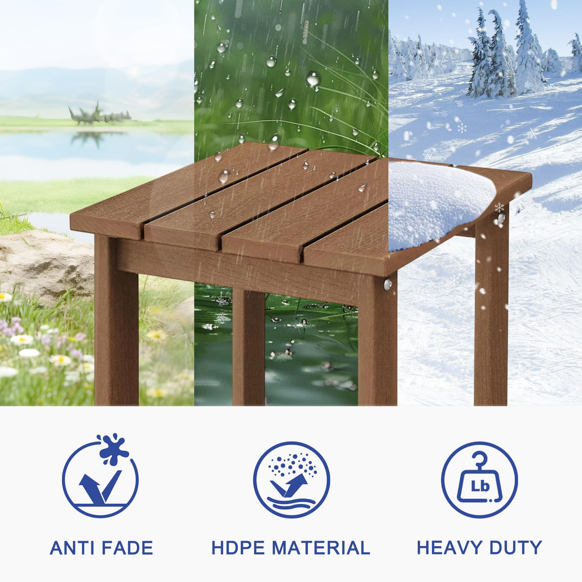 LZRS wood-like grain finish enhances any deck or porch.
