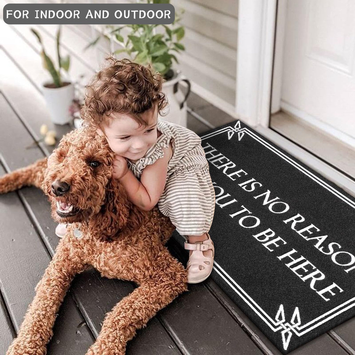 Lzuso easy-clean mat for quick maintenance outdoors.